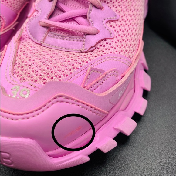 Balenciaga Women’s Track.3 Sneakers SIZE 9 Pink NWB AUTHENTIC - Picture 10 of 13